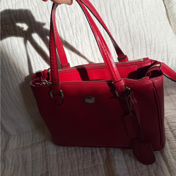 Coach Red Leather Mini Satchel – Classic Design - Picture 16 of 16